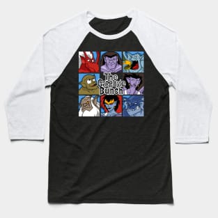 The Gargoyle Bunch (collaboration w/ Demonigote) Baseball T-Shirt